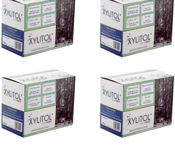 Xylitol Sweetener - 200 x 4g Natural Sugar Substitute, Keto Sweetener, Diabetic Sugar, Xylitol Sugar Alternative